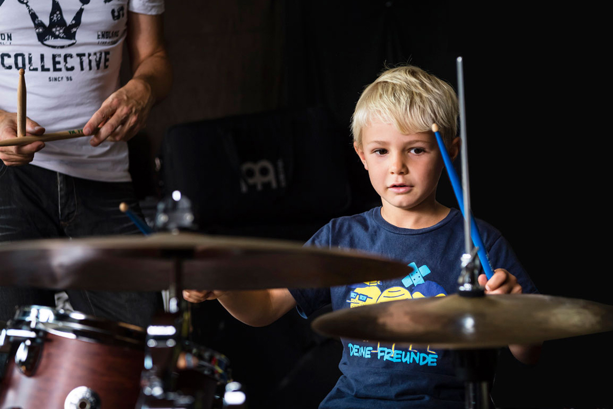 Schlagzeugunterricht für Kinder bei Benno Schlachter in Hamburg